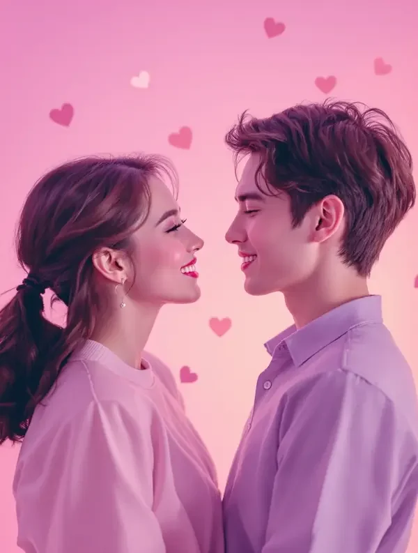 黄果原创短剧《一吻定情的意外》封面