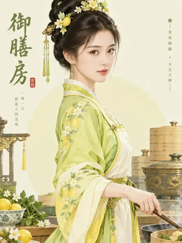 黄果原创短剧《古代小厨娘》封面